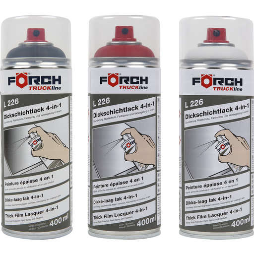 4in1 MENGELE Dickschichtlack Spraydose In Rot – Rostschutz Für Traktor, Maschinen & Metall
