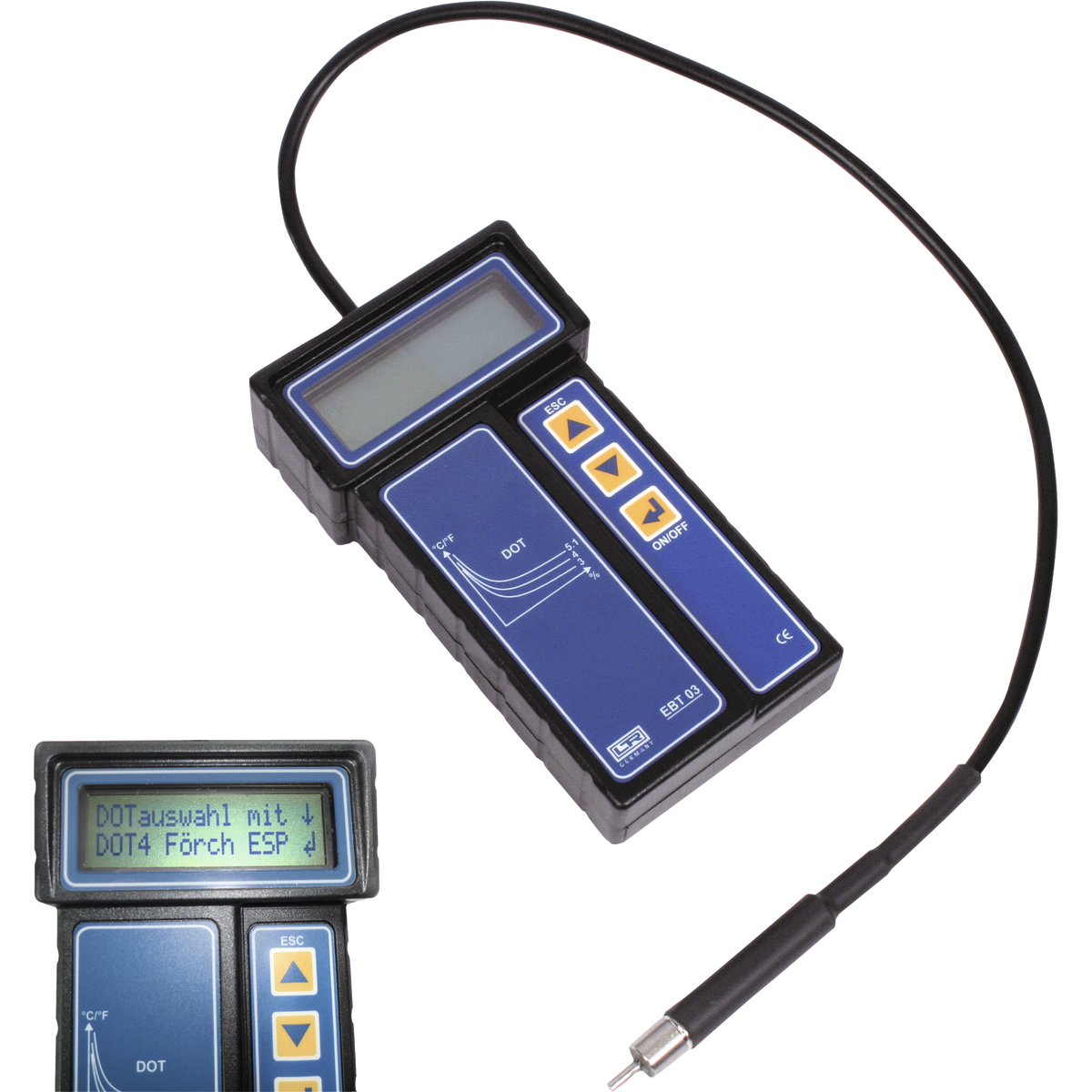 AUTOOL Bremsflüssigkeits-Tester Mit LCD – Prüft DOT3, DOT4, DOT5.1, 3 Jahre Garantie